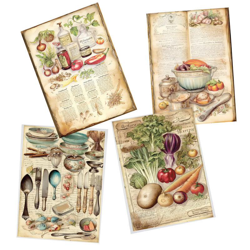 Kitchen Decoupage A3