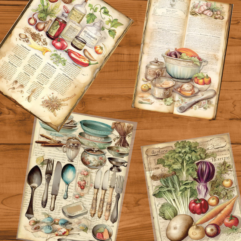 Kitchen Decoupage A3