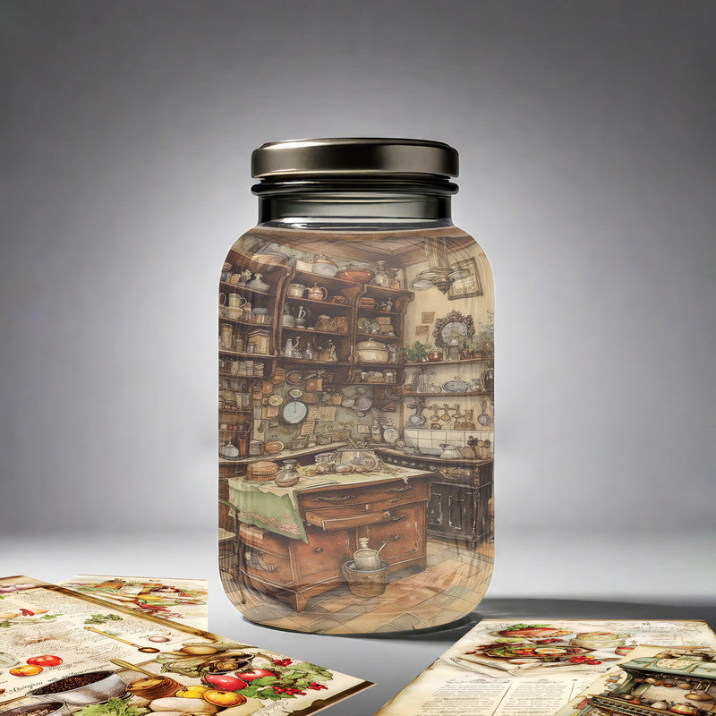 Kitchen Kook Book Decoupage A5 & A4
