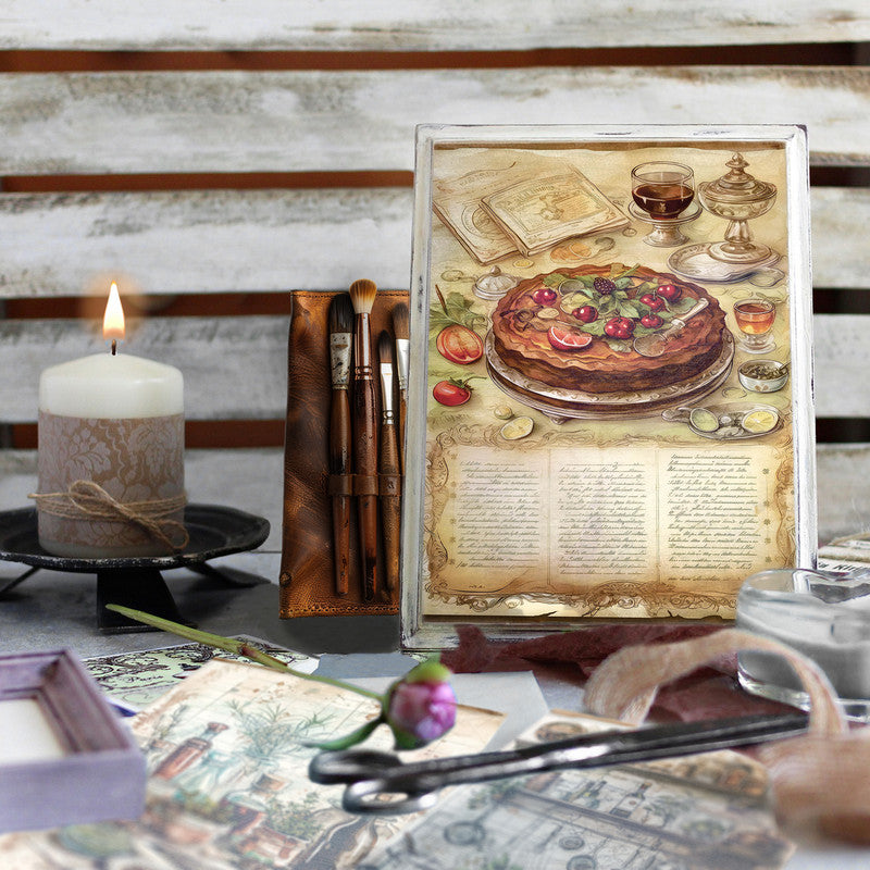 Kitchen Mix Of Spices Decoupage A5 & A4