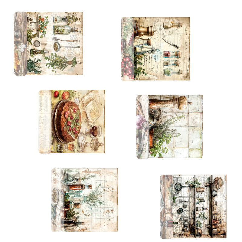 Kitchen Mix Of Spices Decoupage A5 & A4