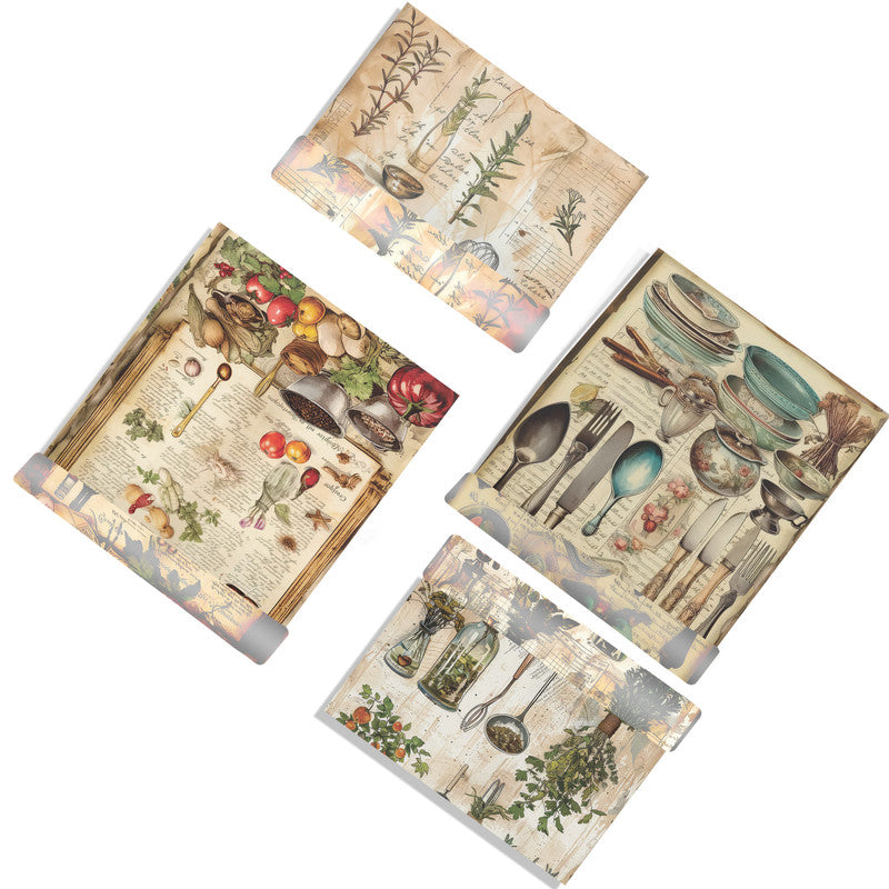 Kitchen Stations Decoupage A3