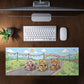 Kitten Race Desk Pad