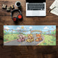 Kitten Race Desk Pad