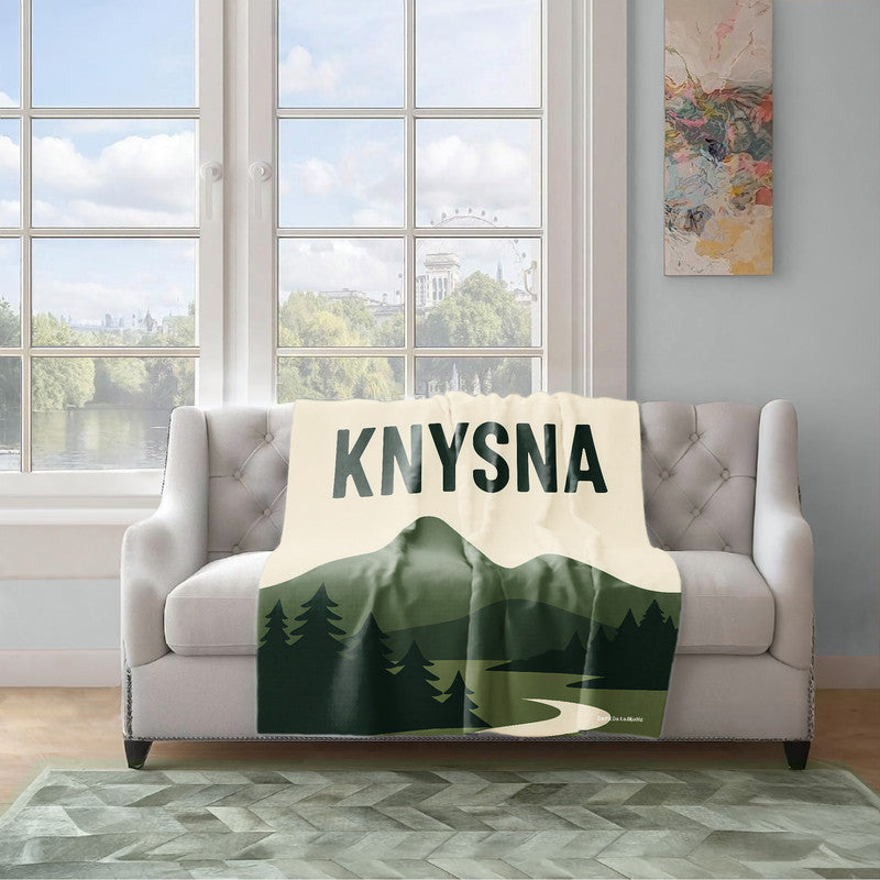 Knysna Light Weight Fleece Blanket by Wikus Schalkwyk