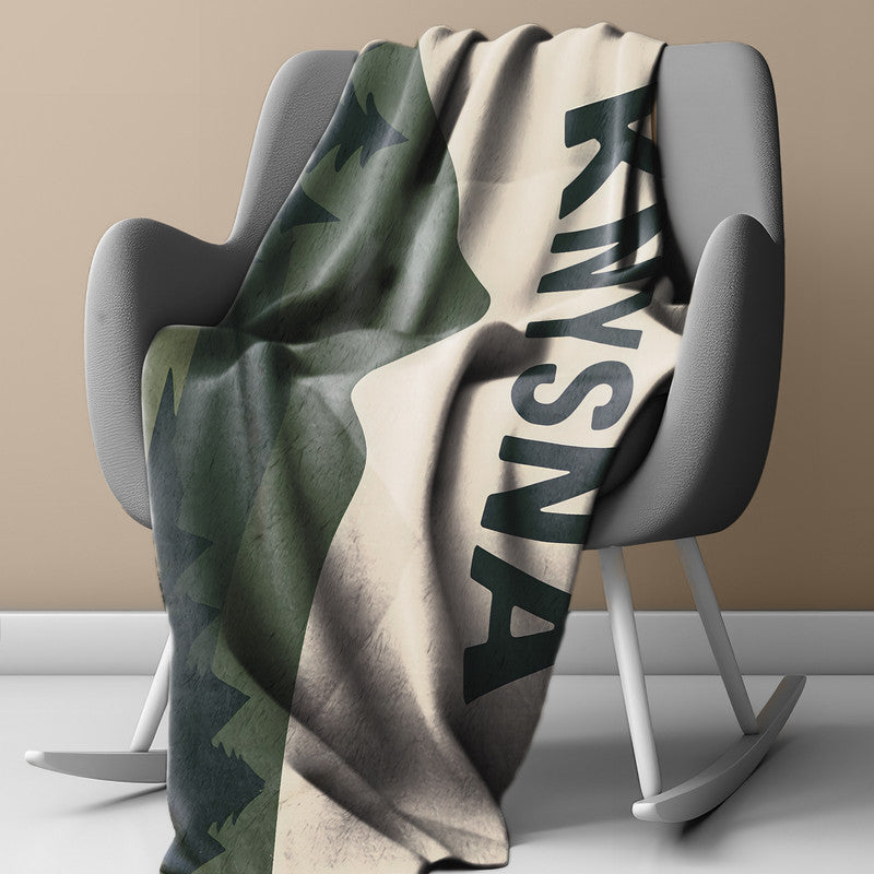 Knysna Light Weight Fleece Blanket by Wikus Schalkwyk