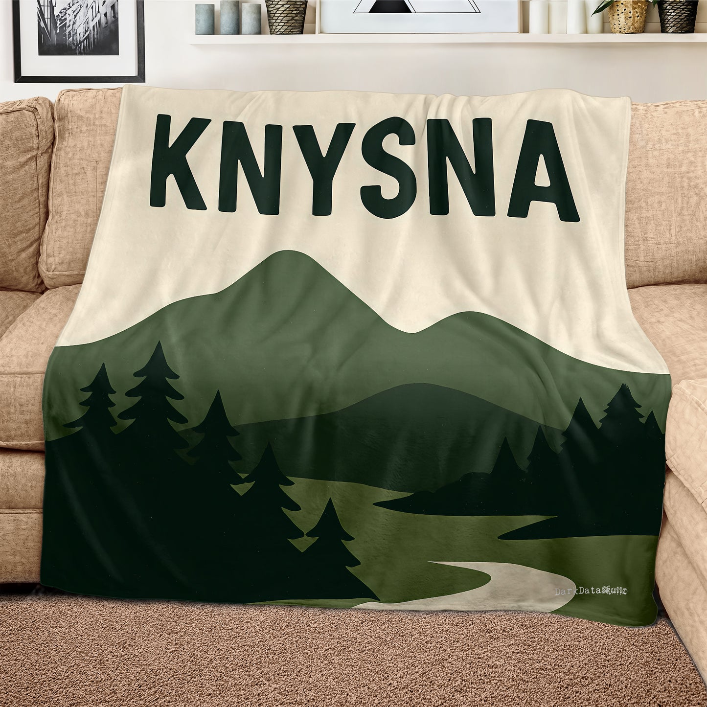 Knysna Light Weight Fleece Blanket by Wikus Schalkwyk