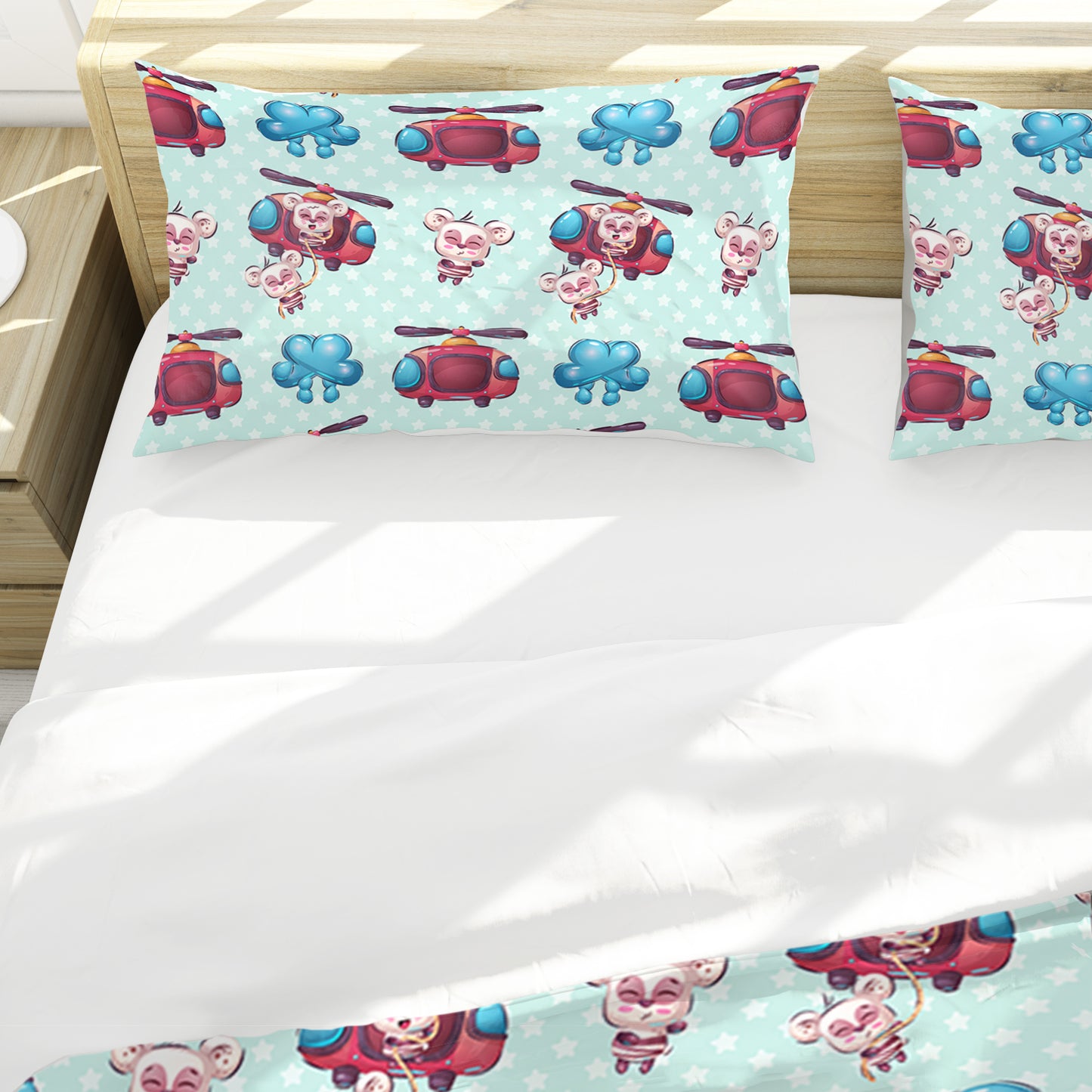 Koala-Copter Kids Duvet Cover Set