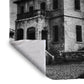 Kolmanskop Ghost Buildings Black and White Light Weight Fleece Blanket By Fanie Heymans