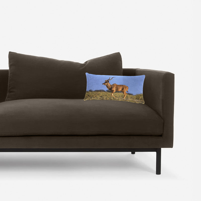 Kudu Bull Kalahari Oblong Luxury Scatter by Fanie Heymans