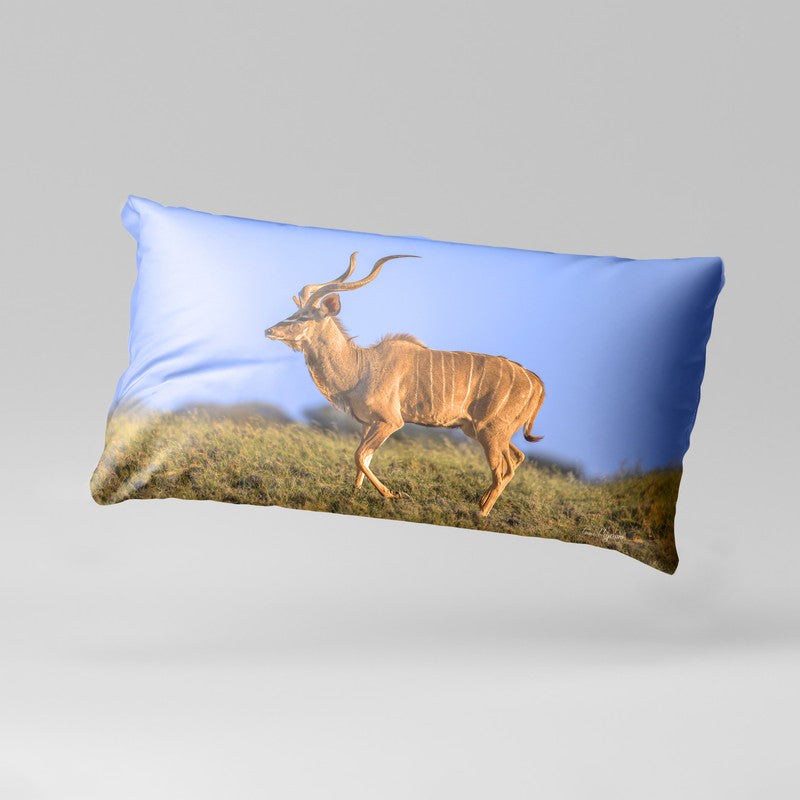 Kudu Bull Kalahari Oblong Luxury Scatter by Fanie Heymans