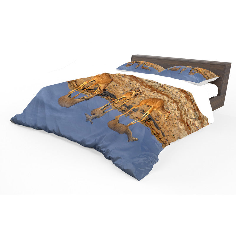 Kudu Drinking Water Duvet Cover Set by Fanie Heymans