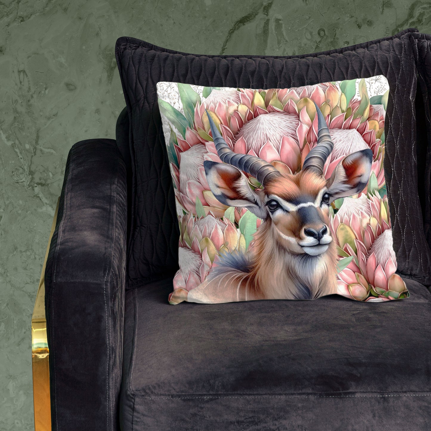 Kudu & Protea Luxury Scatter by Mark van Vuuren