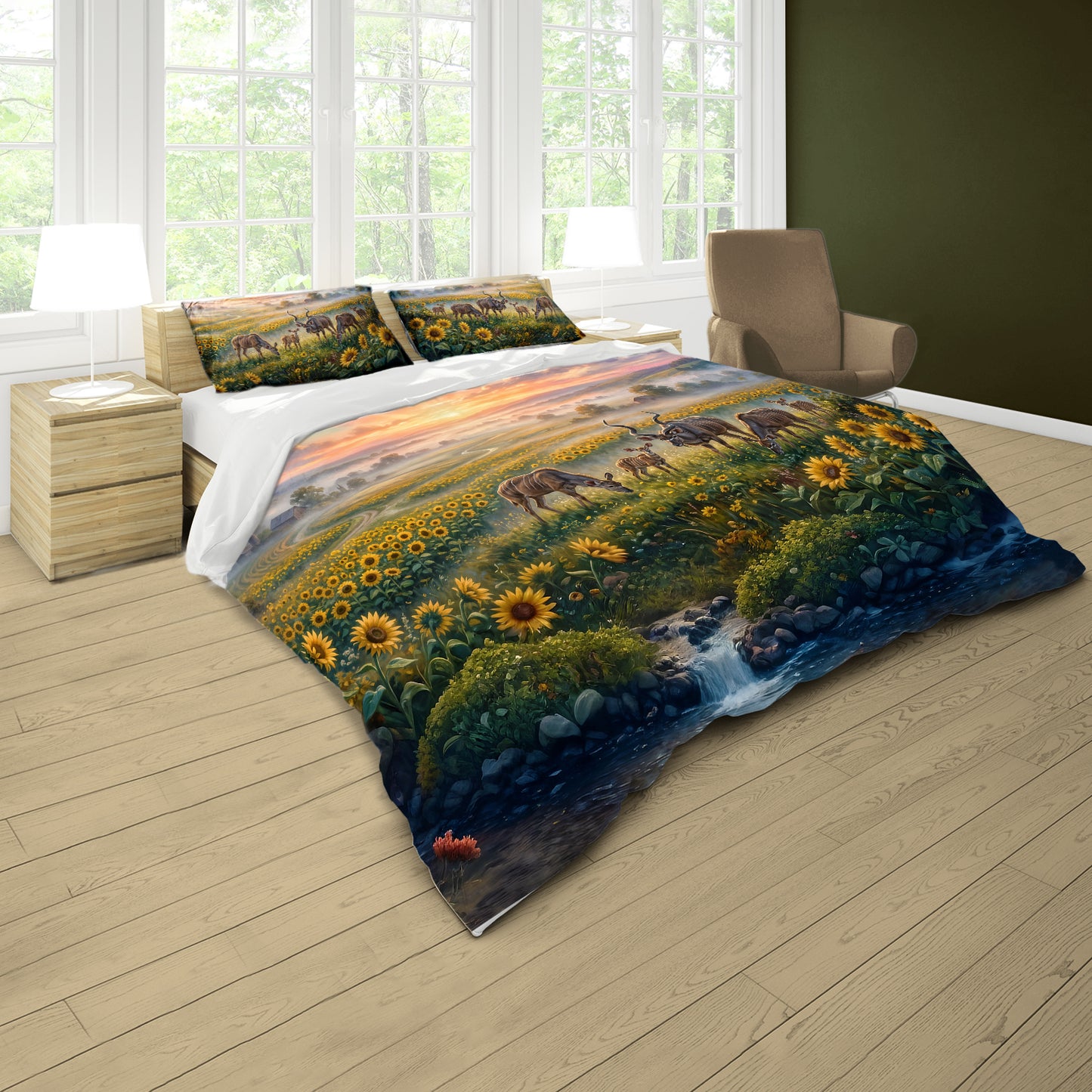 Kudu at Sundown Duvet Cover Set