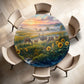 Kudu at Sundown Round Tablecloth