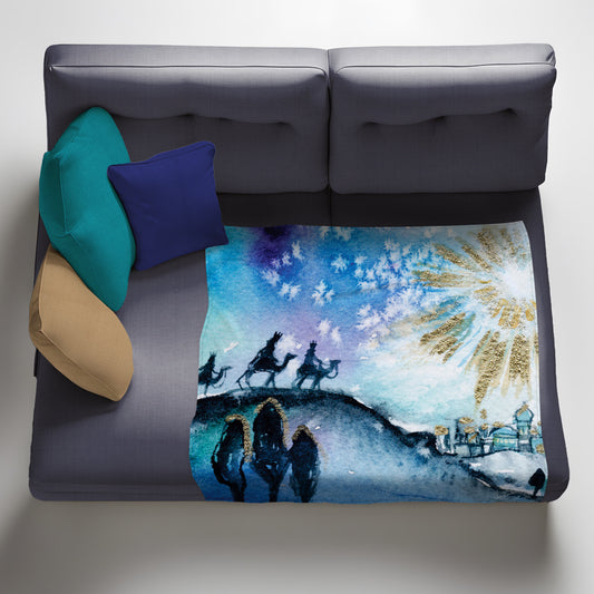 Come One and All - Light Weight Fleece Blanket by Kristin Van Lieshout