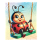 Lady Bug Baby Fleece Blanket