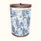Landscape in Blue Drum Decoupage