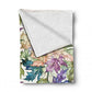 Large Leaves Light Weight Fleece Blanket