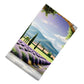 Lavender Field Decoupage Door