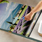 Lavender Field Decoupage Door