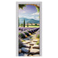Lavender Field Decoupage Door