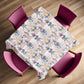 Lavender Touch Square Tablecloth