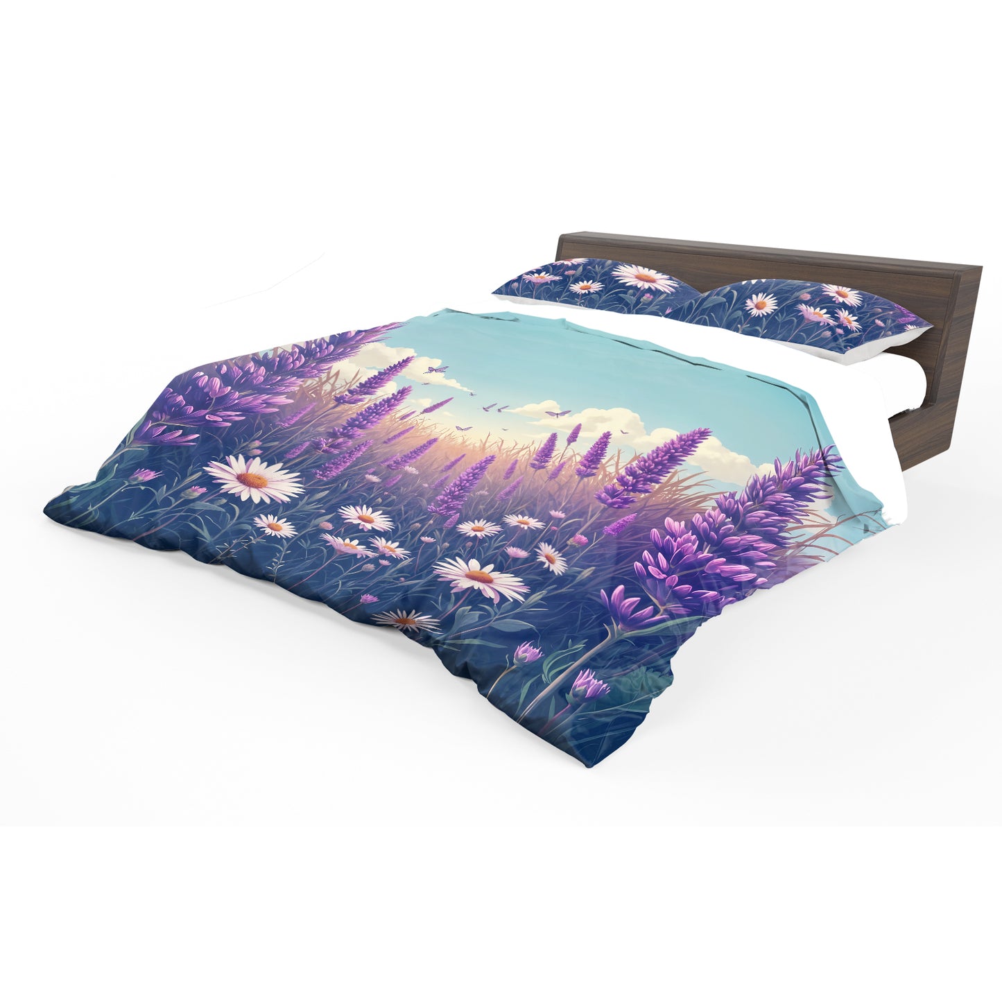 Lavender Meadow Whispers Duvet Cover Set