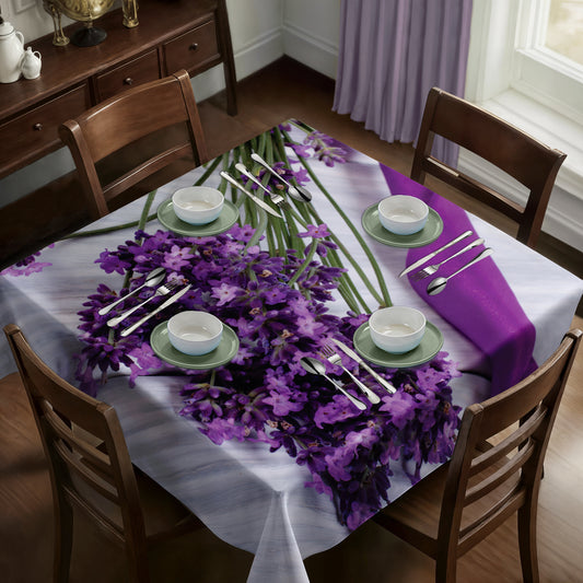 Lavender Square Tablecloth