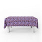 Lavender Tide Shells Rectangle Tablecloth