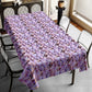 Lavender Tide Shells Rectangle Tablecloth