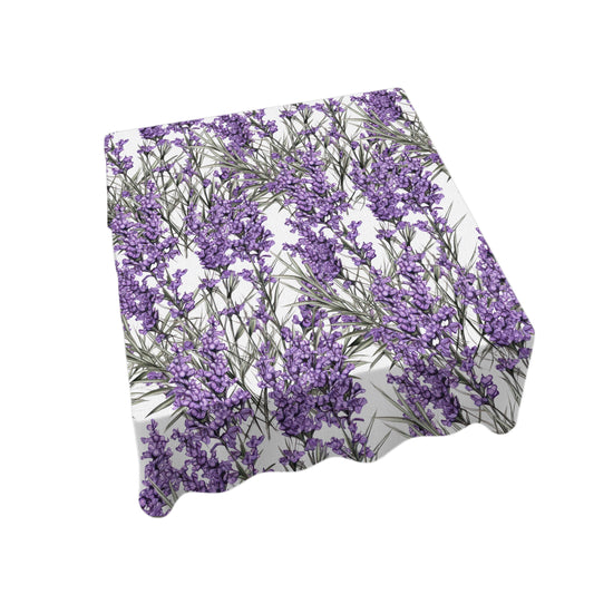 Lavender Field By Mark Van Vuuren Square Tablecloth