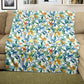 Leaf Party Light Weight Fleece Blanket