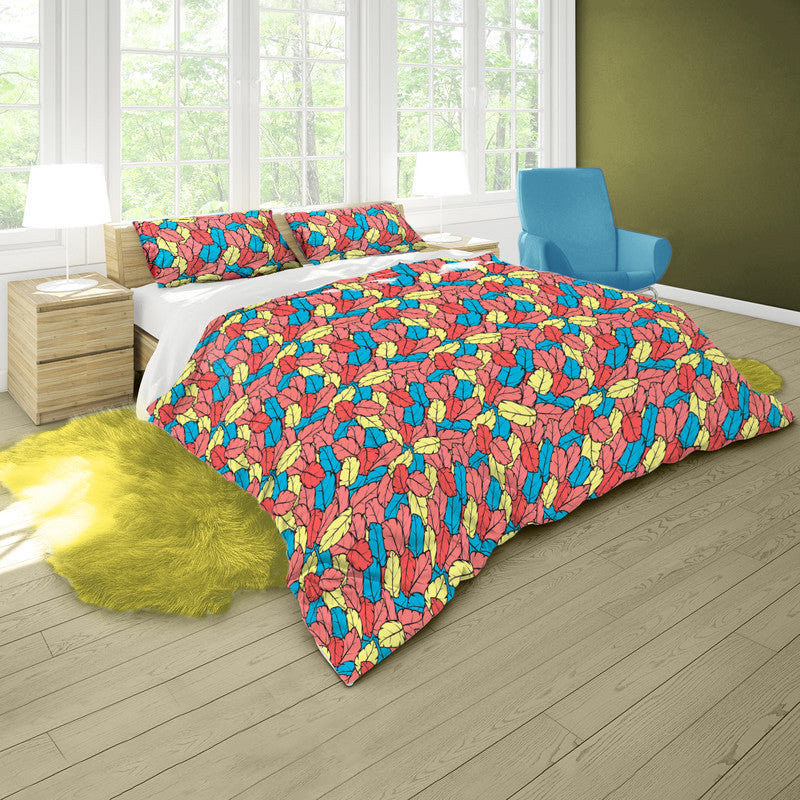 Leaf Light Colourful Harmony Duvet Cover Set