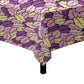 Leafscape Purple Bloom Square Tablecloth