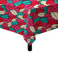 Leafscape Red Bloom Square Tablecloth
