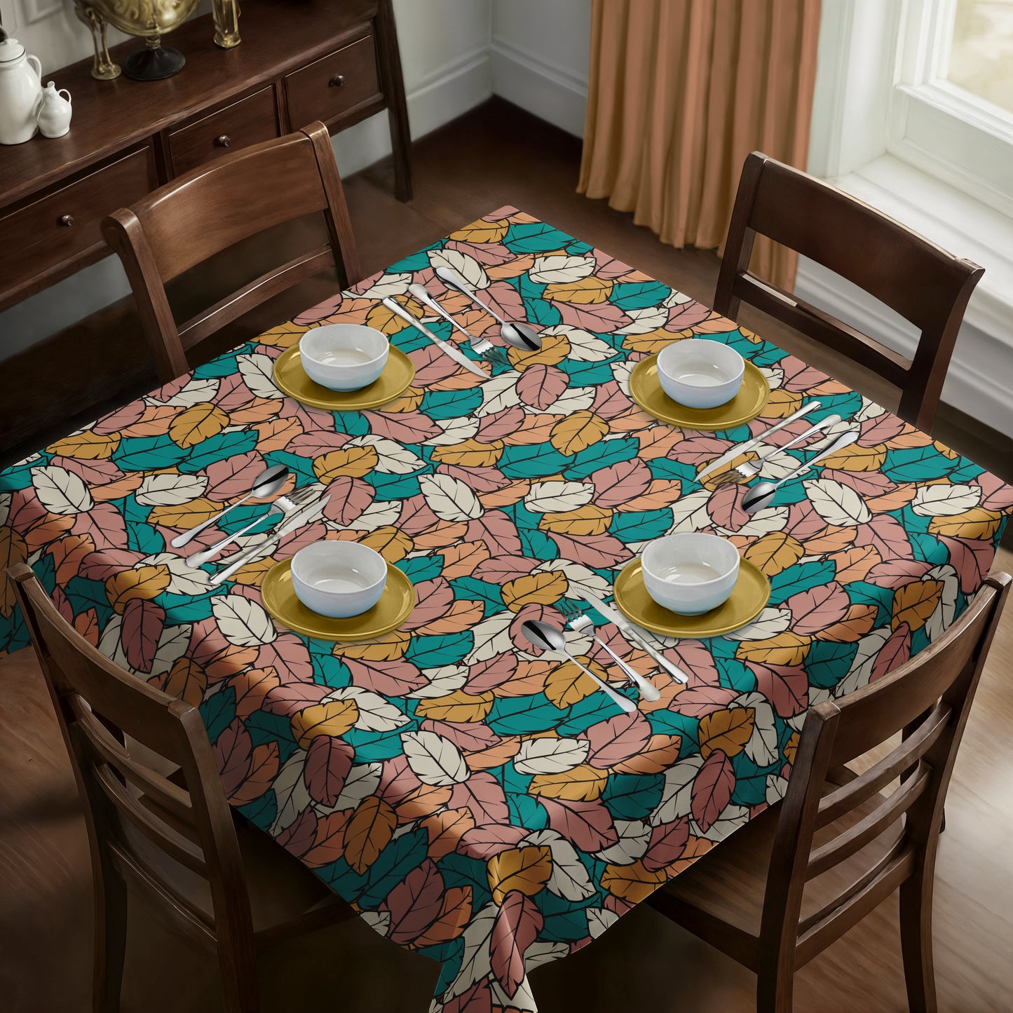 Leafscape Autumn Square Tablecloth