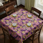 Leafscape Purple Bloom Square Tablecloth