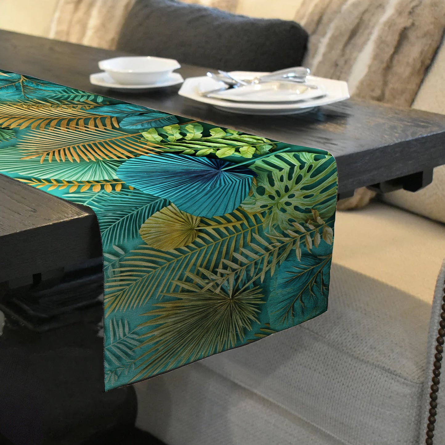 Leave Arrangement Table Runner