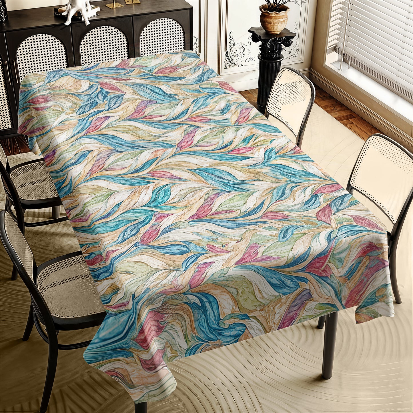 Leave Pattern Rectangle Tablecloth