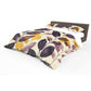 Leaves in Faded Plumb Duvet Cover Set by Wikus Schalkwyk