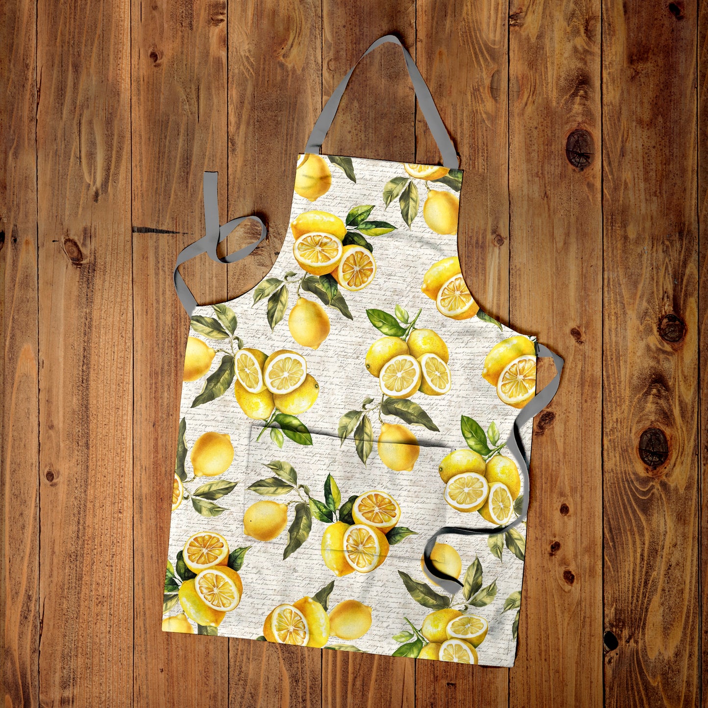 Lemon Script Apron by Mark van Vuuren