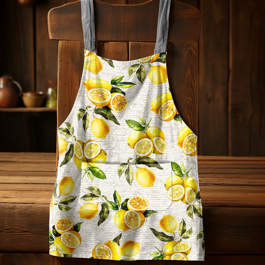 Lemon Script Apron by Mark van Vuuren