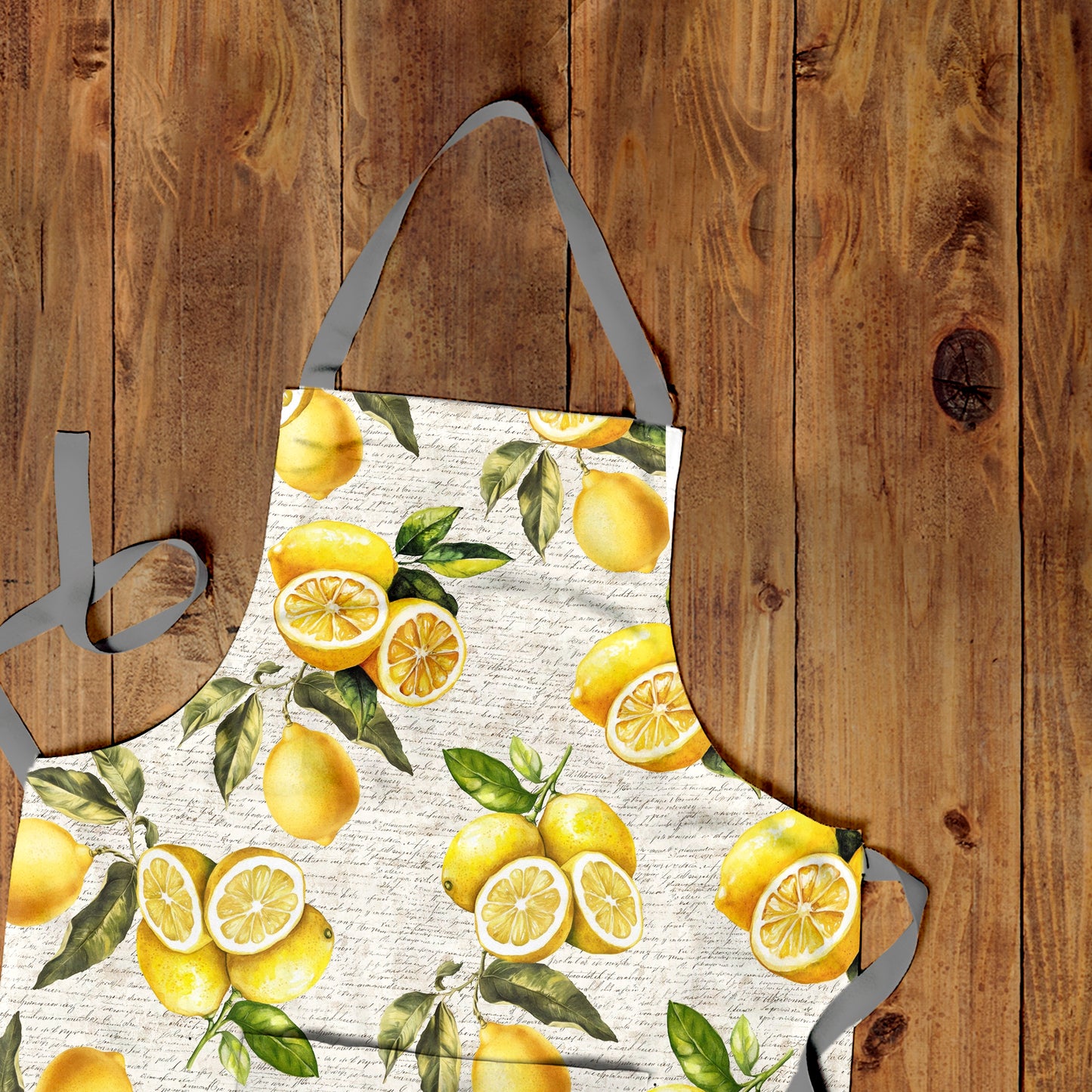 Lemon Script Apron by Mark van Vuuren