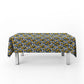 Lemon and Delft Pattern Rectangle Tablecloth
