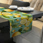 Lemons On Green Table Runner by Mark van Vuuren