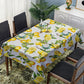 Lemons On White Rectangle Tablecloth by Mark van Vuuren