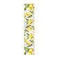 Lemons On White Table Runner by Mark van Vuuren