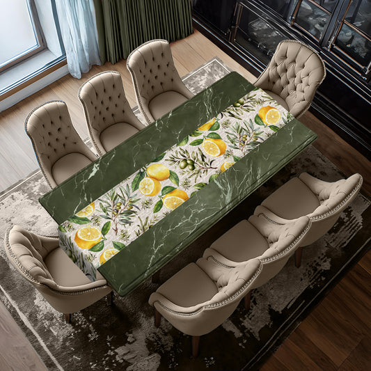 Lemons & And Olives Table Runner by Mark van Vuuren