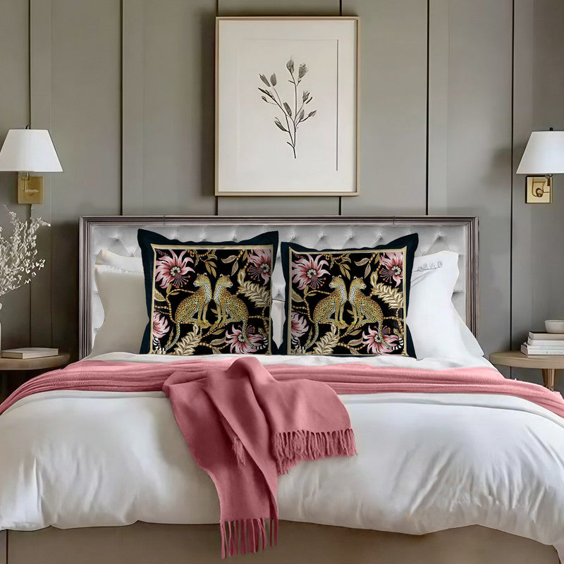 Leopard Blush Exclusive Range Cushions